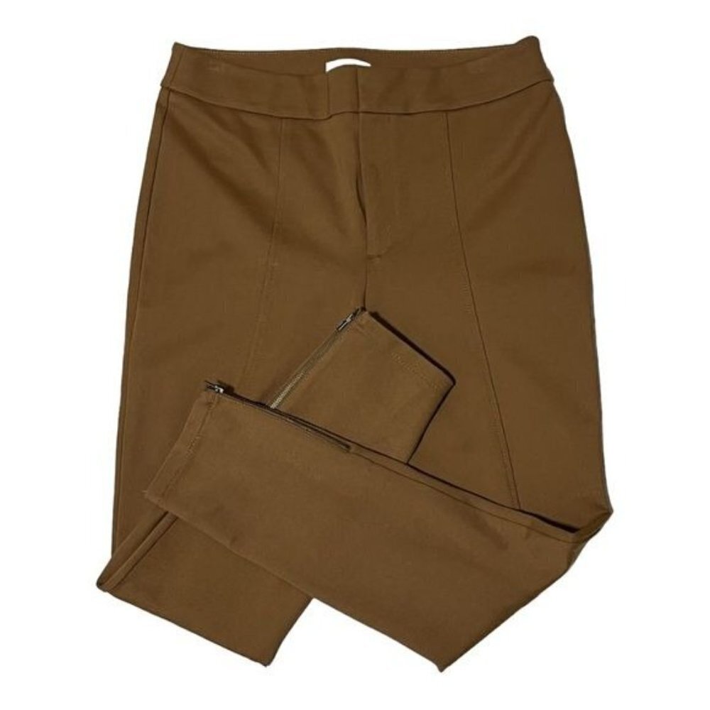 Anthropologie The Essential Slim Cropped Pants Size 10 - Picture 12 of 14